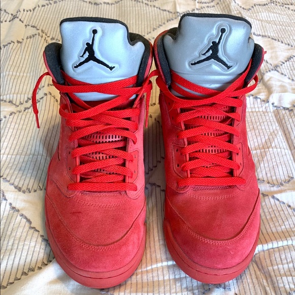 Jordan Other - Air Jordan 5 Retro "RED SUEDE" 2017, Size 13